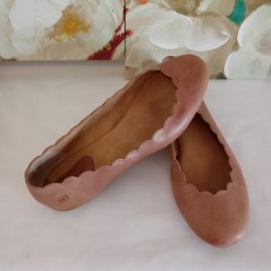 Born Leather Tan 12 M Flats